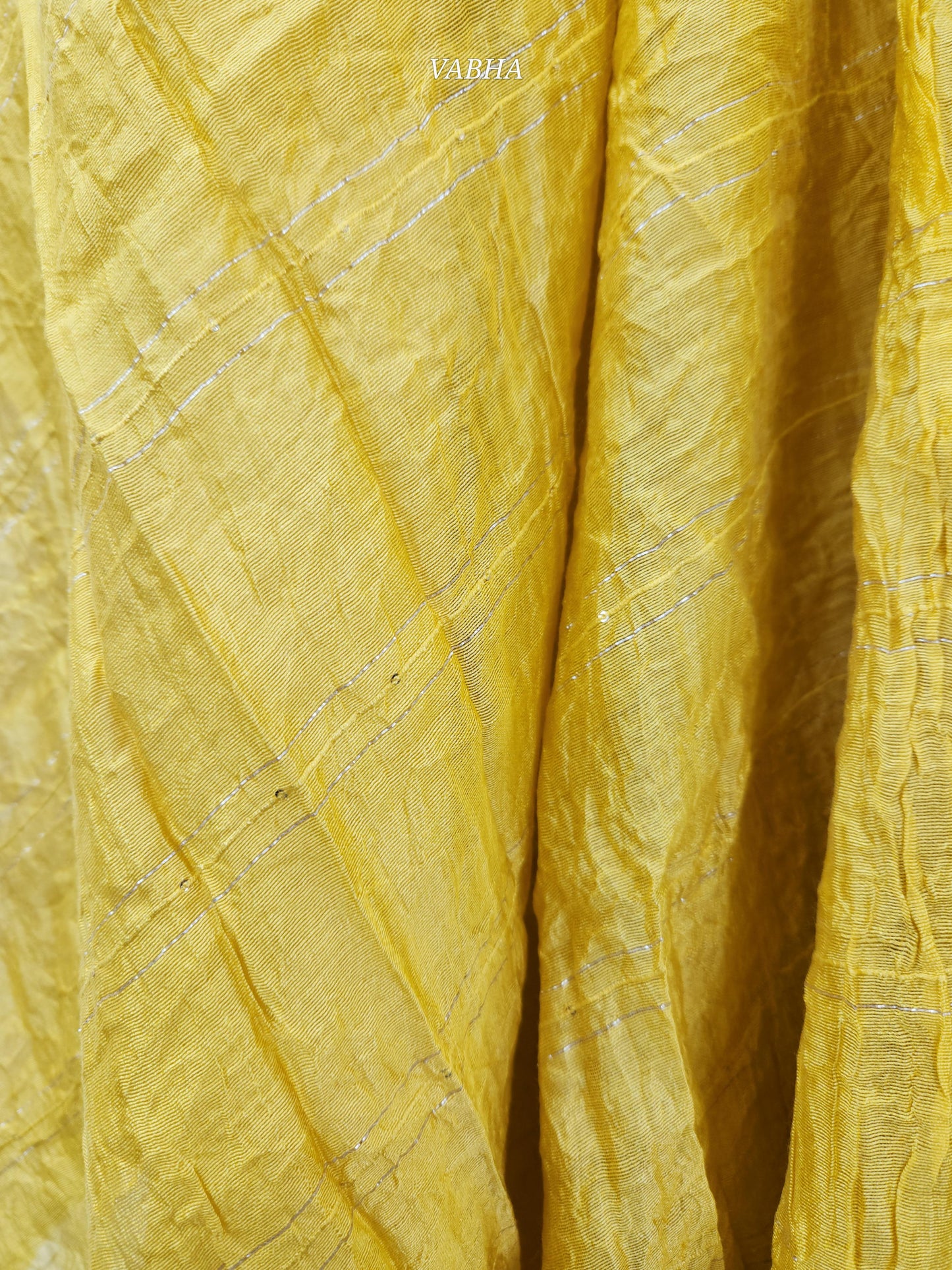 KPD126  Yellow Roman Silk With Lining Round Neck Heavy Thread Pearl And Sequence Work Straight Cut Kurti Pant Duppatta