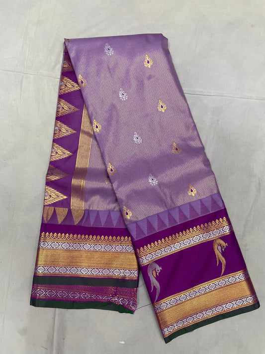 GS02 Semi Gadwal Pattu Saree