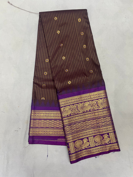 GS08 Semi Gadwal Pattu Saree