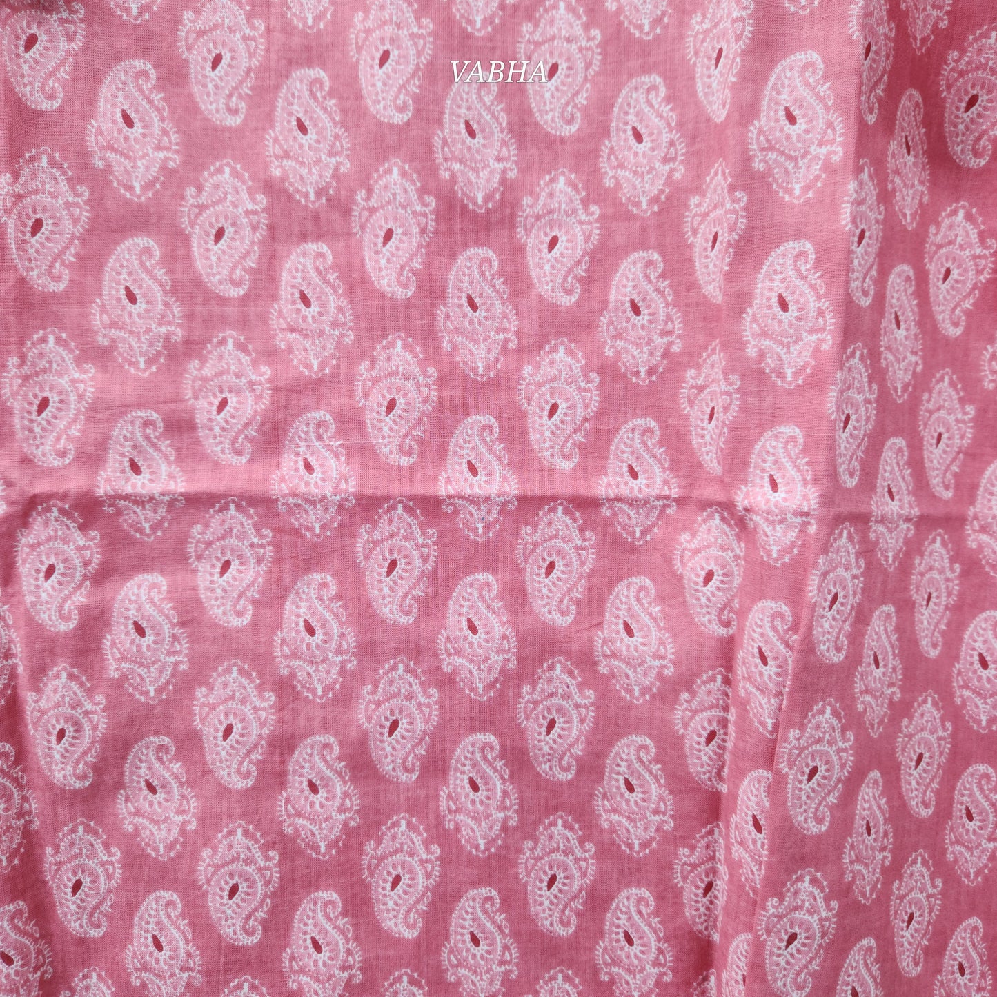 C42 Pink Mango Print Cotton Co-Ord Set